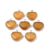 Natural White Jade Pendants G-N326-145A-2