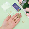 6Pcs Brass Spring Gate Clasps FIND-SC0020-67C-3
