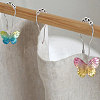 20Pcs 5 Colors Iron Shower Curtain Rings for Bathroom HJEW-OC0001-22-7