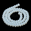 Imitation Jade Solid Color Glass Beads Strands EGLA-A034-J4mm-MD06-4