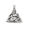 304 Stainless Steel Pendants LS-STAS-K255-10AS-1