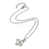 Tarnish Resistant 304 Stainless Steel Macrame Pouch Braided Gemstone Holder NJEW-JN04468-01-1