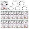 24Pcs Alloy Cross Link Bracelets BJEW-FG0001-06-1