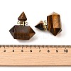 Natural Tiger Eye Perfume Bottle Pendants G-L623-08G-03-3
