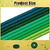 10 Strands 5 Colors Flat Round Handmade Polymer Clay Beads CLAY-SZ0002-02B-2