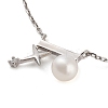 Anti-Tarnish 925 Sterling Silver Necklace STER-Z009-11P-2