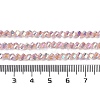 Electroplate Glass Beads Strands GLAA-Q105-04B-4
