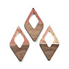 Walnut Wood Pendants FIND-Z050-02M-1