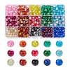 450Pcs 15 Colors Spray Painted Crackle Glass Beads CCG-YW0001-04-1