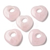 Natural Rose Quartz Hollow Pendants G-C167-06D-1