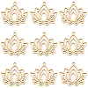 10Pcs 201 Stainless Steel Pendants STAS-BBC0003-38-1