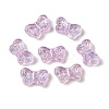 UV Plating Transparent Acrylic Beads LS-OACR-G036-14F-1