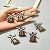 6Pcs 2 Colors Tibetan Style Alloy Pendants FIND-FS0002-56-9