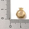 Brass Micro Pave Clear Cubic Zirconia Charms KK-U037-12G-04-3