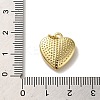 Rack Plating Brass Micro Pave Cubic Zirconia Pendants KK-R158-01C-G-3