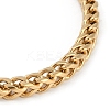 304 Stainless Steel Wheat Chain Bracelets STAS-L692-001G-2