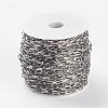 Iron Paperclip Chains CH-R025-10x5mm-P-2