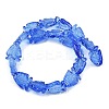 Transparent Glass Enamel Beads LAMP-U004-06O-2