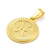 Brass Pendants KK-P263-14G-02-2