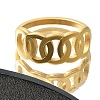 Hollow Ring 304 Stainless Steel Finger Ring for Women RJEW-L126-18B-G-2