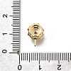 Brass Micro Pave Cubic Zirconia Peg Bails KK-K378-69G-3