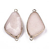 Natural White Jade Links Connectors G-T131-45D-3