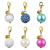 Acrylic Pendant Decorations HJEW-JM01799-1
