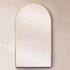 Waterproof Reflective Plastic Mirror Stickers DIY-WH0668-001-1