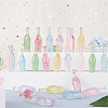 30Pcs 6 Colors Transparent Resin Bottle Cabochons CRES-GF0001-04-4