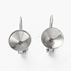304 Stainless Steel Leverback Earring Findings STAS-L253-006A-P-2