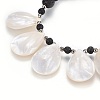 Spiral Shell Stretch Charm Bracelets BJEW-JB04114-2