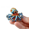 3D Octopus DIY Bead Embroidery Kits DIY-A064-02C-1