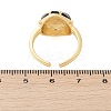 Brass Cuff Rings for Women RJEW-C122-02G-5
