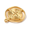 Ion Plating(IP) 304 Stainless Steel Pendants STAS-A066-06G-4