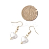 2 Pairs 304 Stainless Steel Plastic Pearl Dangle Earrings EJEW-JE06658-5