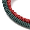 Handmade Porcelain Imitation Lava Rock Beads Strands PORC-P032-07M-3