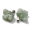 Natural Green Aventurine Pendants G-B127-05P-02-3