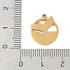 Ion Plating(IP) 304 Stainless Steel Pendants STAS-C108-17G-3