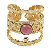 Natural Rhodonite Finger Rings RJEW-U027-03G-05-2