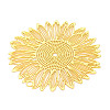 Brass Filigree Big Pendants KKC-T003-13G-2