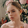 10 Pairs 10 Style Alloy 3D Flower Stud Earrings EJEW-FI0001-92-7