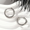 202 Stainless Steel Huggie Hoop Earrings EJEW-F111A-16mm-P-1