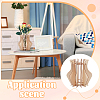 Wooden Puzzle Flower Vase Figurines DIY-WH0308-567-6