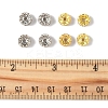 120Pcs 2 Colors Brass Crystal Rhinestone Spacer Beads RB-FS0001-06-5