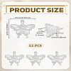 12Pcs Alloy Pendants FIND-LP0005-12-2