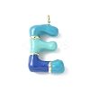 Brass Enamel Pendants KK-E093-03G-E-02-1