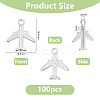 100Pcs Alloy Pendants FIND-DC0007-96S-2