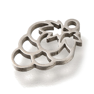 201 Stainless Steel Pendants STAS-R136-01P-09-1