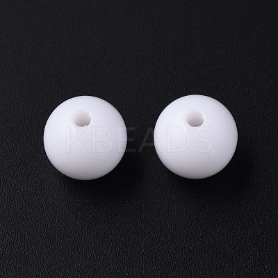 Opaque Acrylic Beads MACR-S370-C8mm-01-1