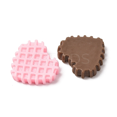 Opaque Resin Imitation Food Cabochons RE-CBA8177-01-1